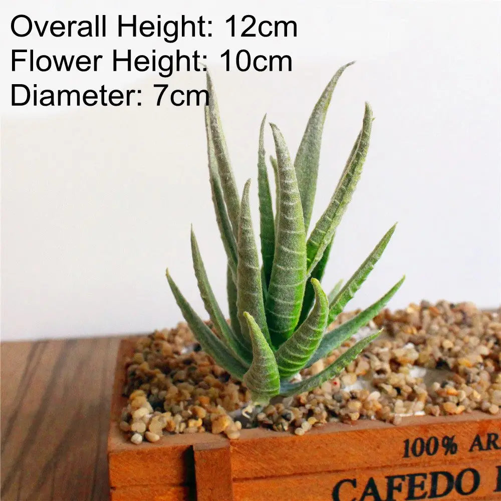 Mini Artificial Succulent Plants Green Various Plastic Plants Home Garden Ornament Decoration Fake Plants Plante Artificielle